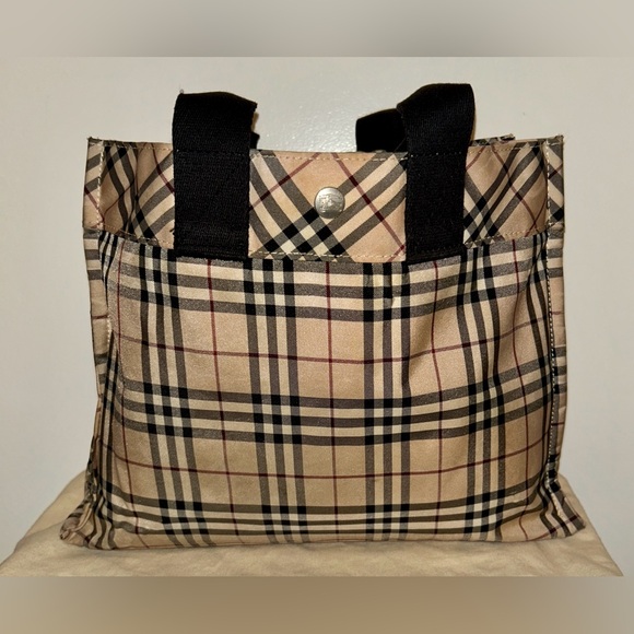 Burberry Handbags - Auth BURBERRY BLUE LABEL Nova Check Tote Hand Bag Purse Nylon.